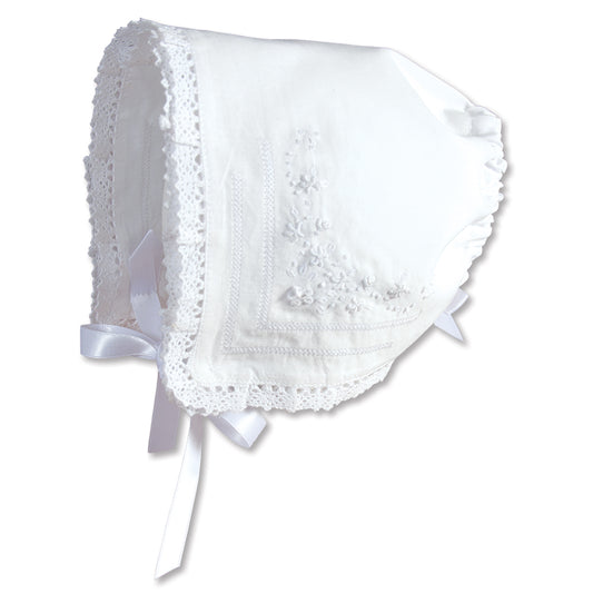 Cara White Hankie Bonnet AYR 5831