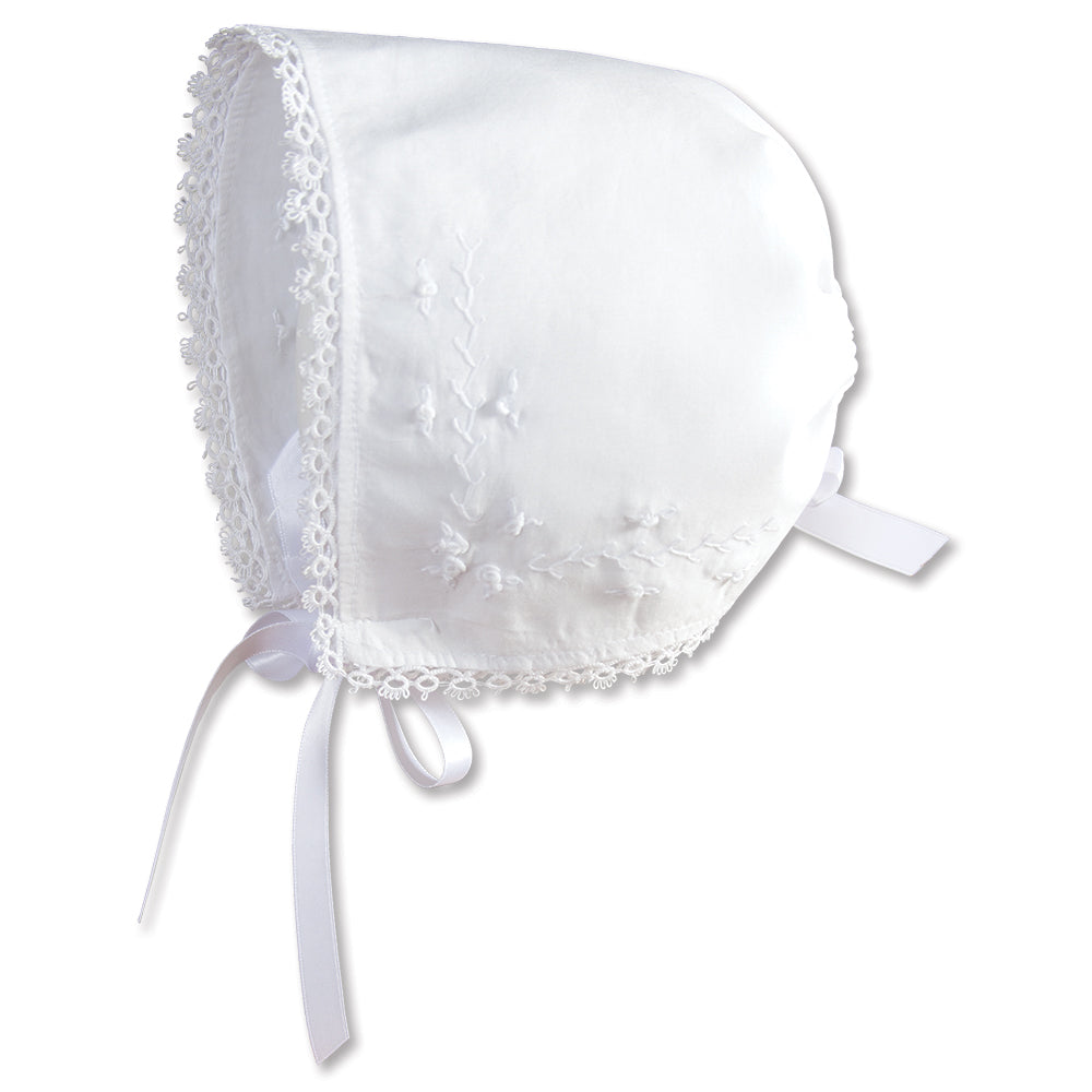 Adeline White Hankie Bonnet AYR 5832