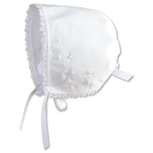 Adeline White Hankie Bonnet AYR 5832