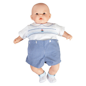 Henry Brown Eye Bald 18" Naked Baby Doll 46000 BR
