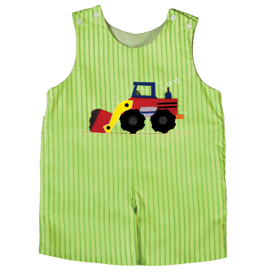 Payloader Green Striped Reversible Romper 18SU 6176 R