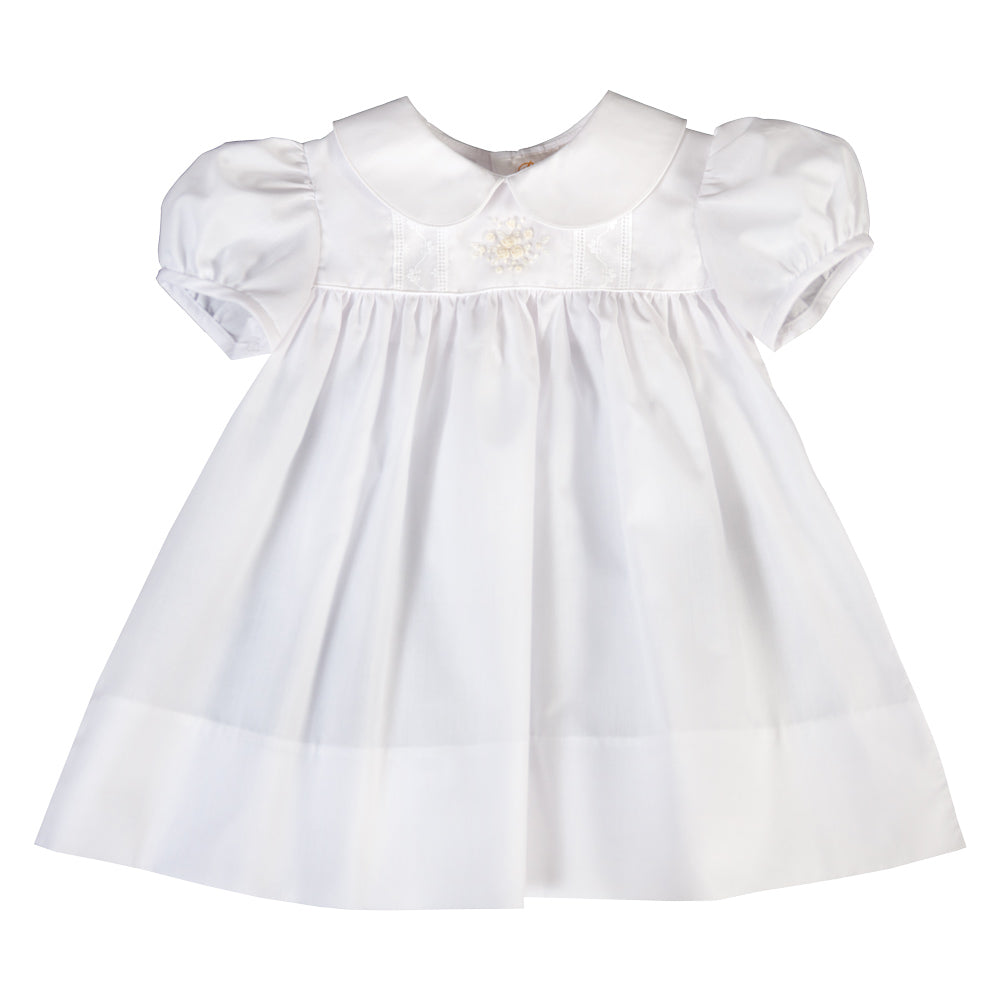 Bianca Rose Bullion White Baby Dress 18SP 6239 D