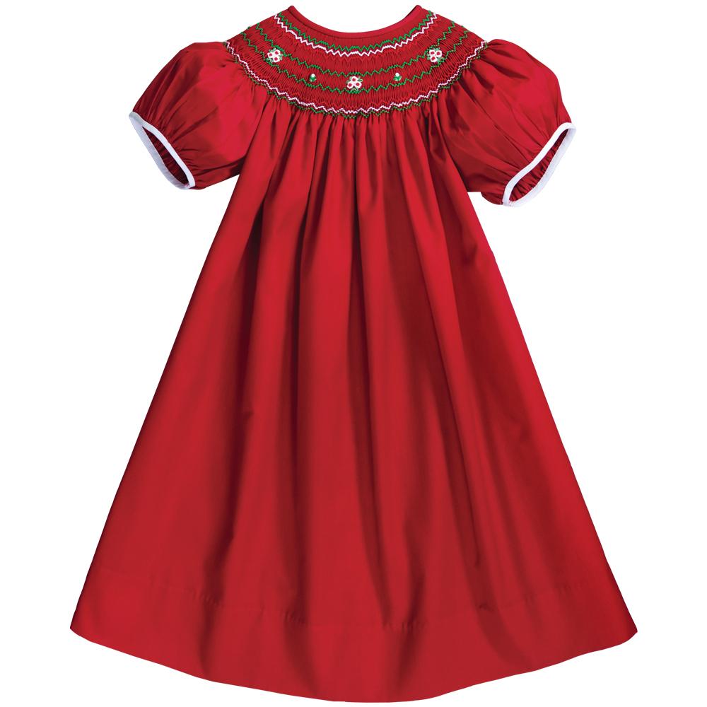 Robe De Noël Rosalina Collections - Rouge, Imprimé Renne, Taille 5 Ans, Coton