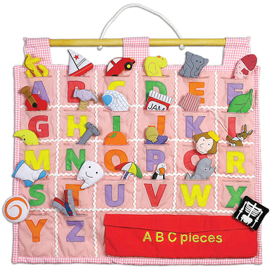 Pink ABC Wall Hanging 7184