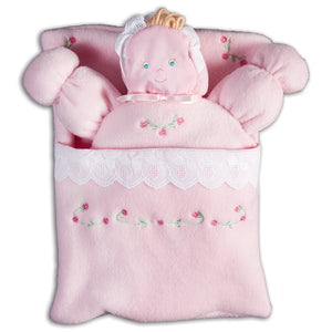 Pink Fleece Bunting Baby 7543 PK