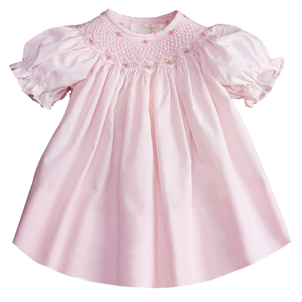 Pink Roselle Smocked Bishop AYR 917 P