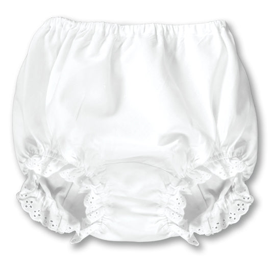 Girl White Diaper Cover with Lace AYR 924 A
