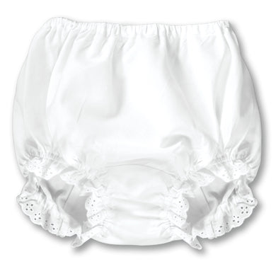 Girl White Diaper Cover with Lace AYR 924 A
