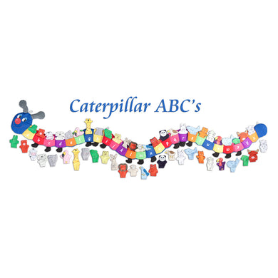 Caterpillar ABC's Educational Wall Hanging Blue Head FO0049BY