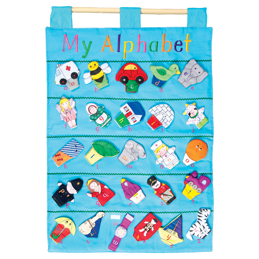 My Alphabet Turquoise Wall Hanging FO5987