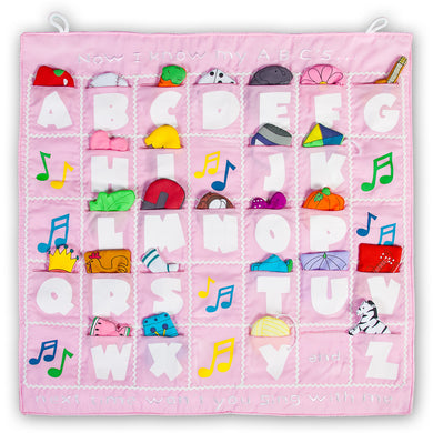 I Know My ABC's Pink Wall Hanging FO7131 SSC BL
