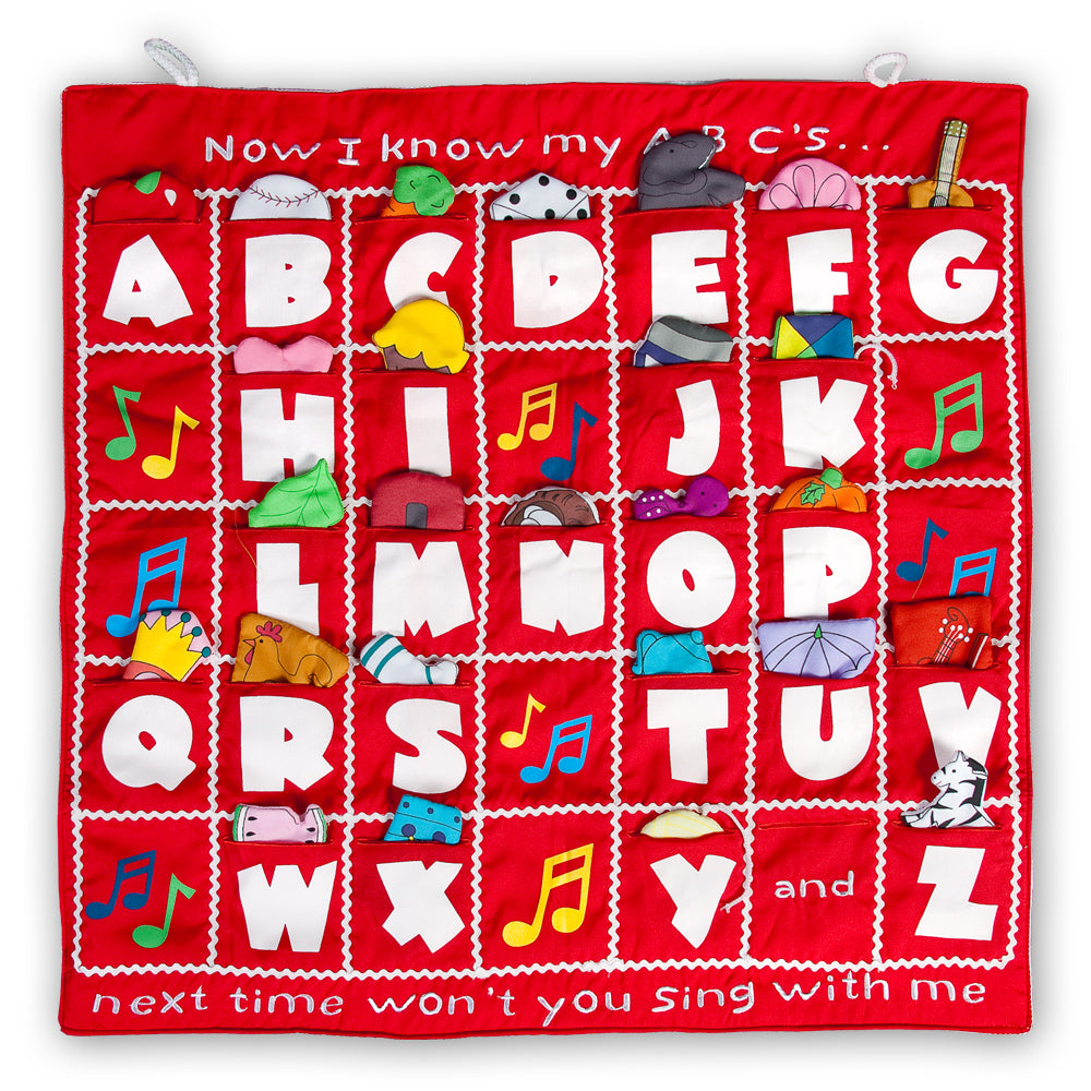 I Know My ABC's Red Wall Hanging FO7131 SSC RD